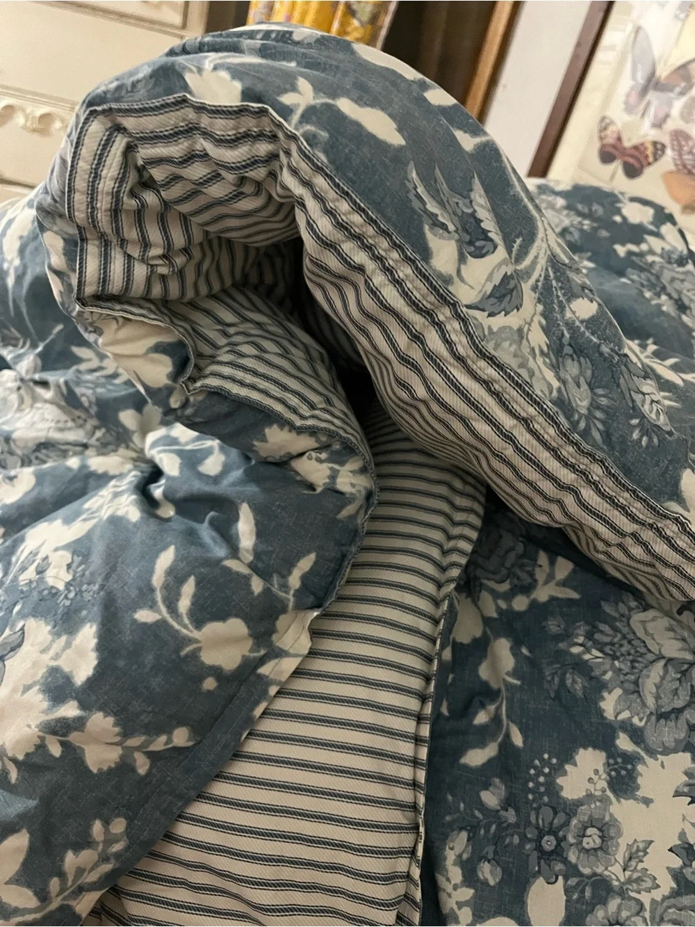 Ralph Lauren Indigo Cottage comforter🦋